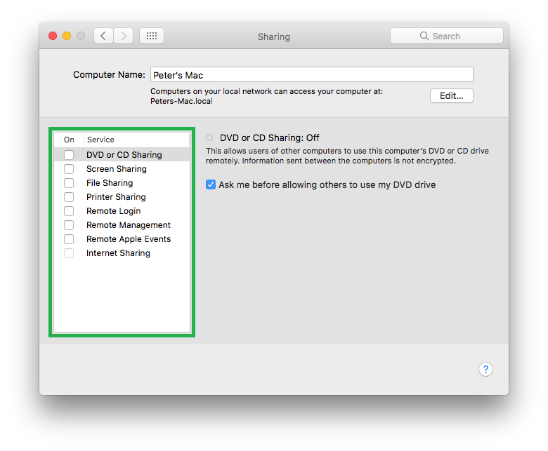 Set Up Your Mac For Remote File Access